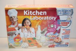 BOXED CLEMENTONI SCIENCE & PLAY KITCHEN LABORATORY RRP £39.99Condition ReportAppraisal Available