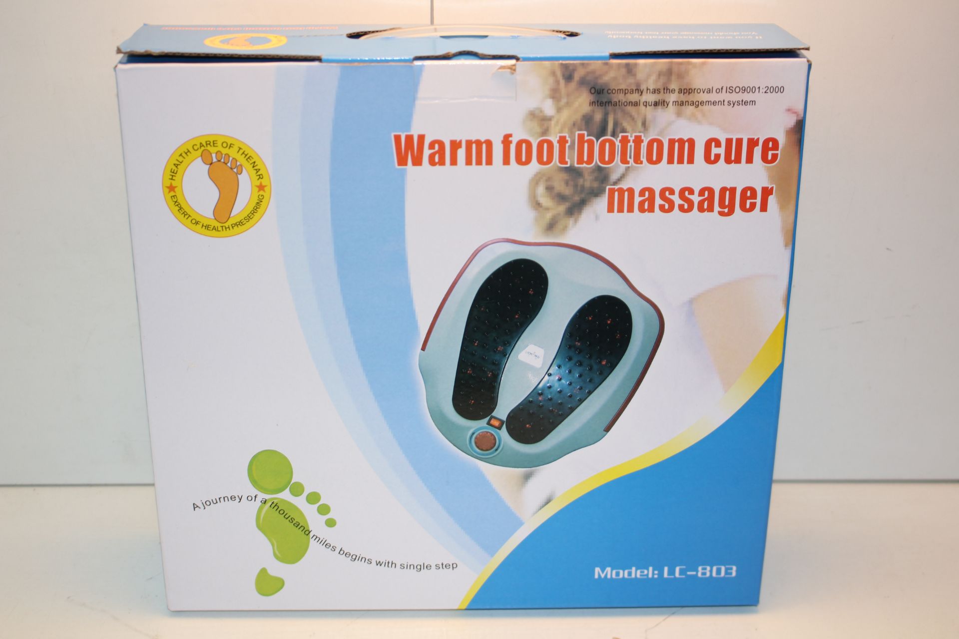 BOXED WARM FOOT BOTTOM MASSAGER Condition ReportAppraisal Available on Request- All Items are