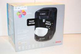 BOXED BOSCH TASSIMO SUNY BLACK EDITION POD COFFEE MACHINE RRP £54.99Condition ReportAppraisal