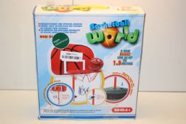 BOXED BAQSKETBALL WORLD MINI NET SET Condition ReportAppraisal Available on Request- All Items are