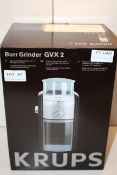 BOXED KRUPS BURR GRINDER MODEL: GVX 2 RRP £50.00Condition ReportAppraisal Available on Request-