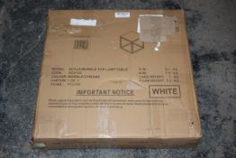 BOXED SCALA MARBLE TOP LAMP TABLE Condition ReportAppraisal Available on Request- All Items are