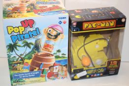 2X BOXED ASSORTED ITEMS TO INCLUDE NAMCO PACMAN & OTHER (IMAGE DEPICTS STOCK)Condition
