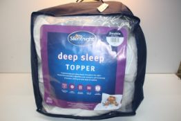 BAGGED SILENTNIGHT DOUBLE DEEP SLEEP TOPPER RRP £29.99Condition ReportAppraisal Available on
