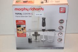 BOXED MORPHY RICHARDS TOTAL CONTROL HAND BLENDER SET RRP £23.00Condition ReportAppraisal Available