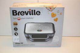 BOXED BREVILLE DEEP FILL 2 SLICE SANDWICH TOASTER MODEL: VST041 RRP £29.99Condition