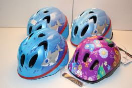 4X UNBOXED ASSORTED CHILDRENS BICYCLE HELMETS (IMAGE DEPICTS STOCK)Condition ReportAppraisal