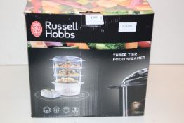 BOXED RUSSELL HOBBS THREE TIER FOOD STEAMER RRP £29.99Condition ReportAppraisal Available on