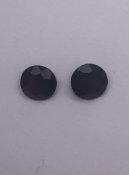 Pair of matching 1 carat Round cut Garnets