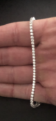 Certificated 18 carat White Gold 4 carats of Round Diamonds