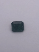 Square cut Emerald 0.15 carat