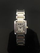 Cartier Bi-metal Ladies Tank Francaise