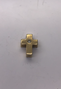 18ct Yellow Gold Diamond Cross