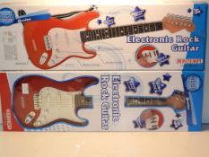 2X BOXED MUSIC ACADAMY ELECTRONIC ROCK GUITARSCondition ReportAppraisal Available on Request- All