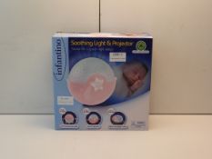 BOXED INFANTINO SOOTHING LIGHT & PROJECTOR RRP £19.99Condition ReportAppraisal Available on Request-