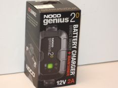 BOXED NOCO GENIUS 2D BATTERY CHARGER DIRECT MOUNT + MAINTAINER 12V 2A RRP £46.56Condition