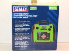 BOXED SEALEY 12V ROADSTART EMERGENCY POWER PACK 900 PEAK AMPS MODEL NO. RS1312HV RRP £75.17Condition