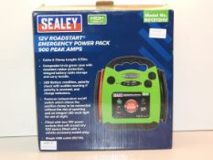 BOXED SEALEY 12V ROADSTART EMERGENCY POWER PACK 900 PEAK AMPS MODEL NO. RS1312HV RRP £75.17Condition