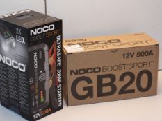 BOXED NOCO BOOST SPORT GB20 12V LITHJIUM JUMP STARTER RRP £95.49Condition ReportAppraisal