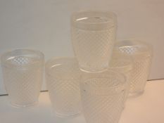 6X UTOPIA DRINKS GLASSES (IMAGE DEPICTS STOCK)Condition ReportAppraisal Available on Request- All