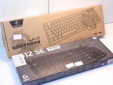 2X BOXED ASSSORTED KEYBOARDS BY LOGITECH & OTHER (IMAGE DEPICTS STOCK)Condition ReportAppraisal