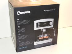 BOXED CUMBIA POWER ESPRESSO 20 INTENSE FLAVOR COFFEE MACHINECondition ReportAppraisal Available on