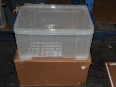 BOXED 48L CLEAR REALLY USEFUL BOX 48L RRP £34.99Condition ReportAppraisal Available on Request-