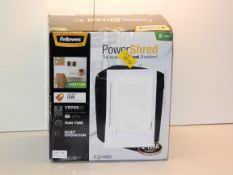 BOXED FELLOWES POWER SHRED 8C PAPER SHREDDER RRP £54.99Condition ReportAppraisal Available on