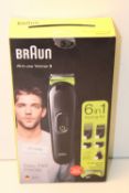 BOXED BRAUN ALL-IN-ONE TRIMMER 3 MODEL: MGK3221 RRP £49.99Condition ReportAppraisal Available on