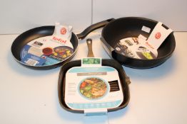 3X ASSORTED PANS BY TEFAL & KITCHEN CRAFT (IMAGE DEPICTS STOCK)Condition ReportAppraisal Available