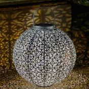 BOXED SMART SOLAR JUMBO DAMASQUE LANTERN RRP £29.99Condition ReportAppraisal Available on Request-