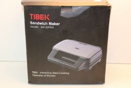 BOXED TIBEK SANDWICH MAKER MODEL: SW-2099MCondition ReportAppraisal Available on Request- All