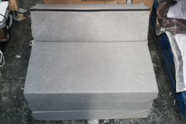 BOXED CUSHION SEAT GREY Condition ReportAppraisal Available on Request- All Items are Unchecked/