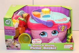 BOXED LEAP FROG SHAPES & SHARING PICNIC BASKET Condition ReportAppraisal Available on Request- All
