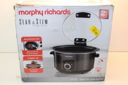 BOXED MORPHY RICHARDS SEAR & STEW 6.5L DIGITAL SLOW COOKER RED RRP £66.95Condition ReportAppraisal