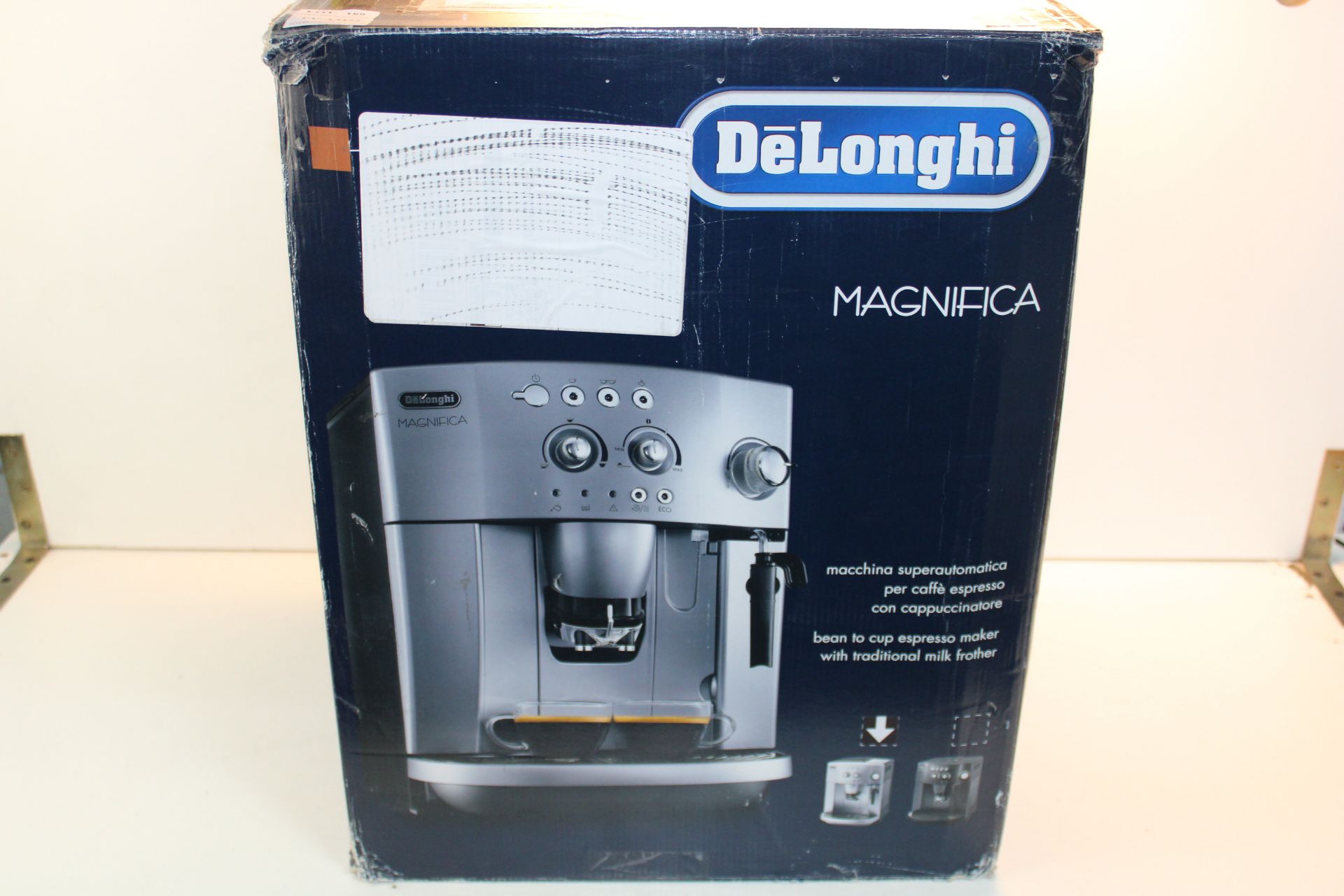 BOXED DELONGHI MAGNIFICA AUTOMATIC BEAN TO CUP COFFEE MACHINE RRP £289.00Condition ReportAppraisal