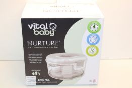 BOXED VITAL BABY NURTURE 2-IN-1 COMBINATION STERILISER RRP £23.99Condition ReportAppraisal Available