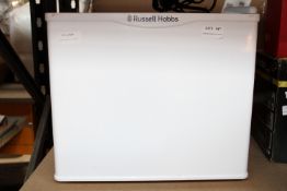 SMALL UNBOXED RUSSELL HOBBS WHITE TABLE TOP COOLER Condition ReportAppraisal Available on Request-