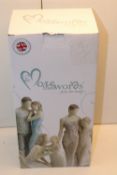 BOXED MORE THAN WORDS HAPPY ANNIVERSARY FIGURINE Condition ReportAppraisal Available on Request- All