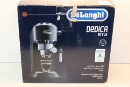 BOXED DELONGHI DEDICA STYLE ESPRESSO AND CAPPUCCINO COFFEE MAKER 15BAR RRP £239.98Condition