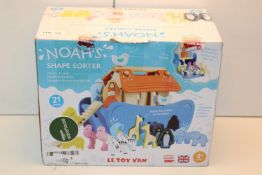 BOXED NOAHS SHAPE SORTER WOODEN TOYCondition ReportAppraisal Available on Request- All Items are