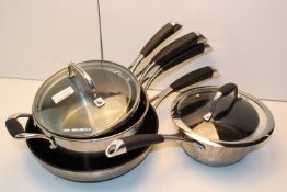 5X PIECE PAN SET (IMAGE DEPICTS STOCK)Condition ReportAppraisal Available on Request- All Items