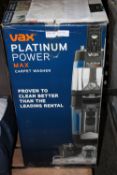 BOXED VAX PLATINUM POWER MAX CARPET WASHER RRP £249.00Condition ReportAppraisal Available on
