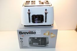 2X BOXED/UNBOXED ITEMS TO INCLUDE BREVILLE IMPRESSIONS BLACK 4 SLICE TOASTER & MORPHY RICHARDS CREAM