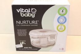 BOXED VITAL BABY NUTURE 2-IN-1 COMBINATION STERILISERCondition ReportAppraisal Available on Request-