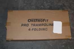 BOXED ONETWOFIT PRO TRAMPOLINE Condition ReportAppraisal Available on Request- All Items are