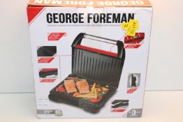 BOXED GEORGE FOREMAN STEEL GRILL MEDIUM RRP £48.99Condition ReportAppraisal Available on Request-