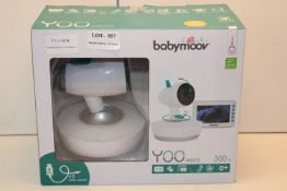 BOXED BABYMOOV YOO MOOV 300M VIDEO BABY MONITOR RRP £167.60Condition ReportAppraisal Available on