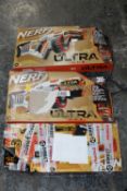 3X BOXED ASSORTED NERF GUNS (IMAGE DEPICTS STOCK)Condition ReportAppraisal Available on Request- All