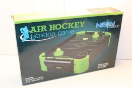 BOXED AIR HOCKEY TABLETOP GAME Condition ReportAppraisal Available on Request- All Items are